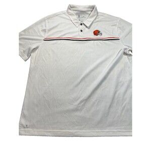 Cleveland Browns Polo Extra Large Nike NFL On Field Dri-Fit  Shirt White XL